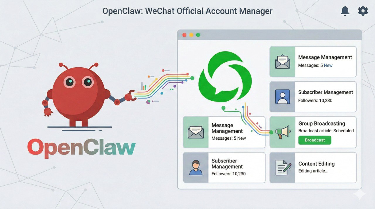 OpenClaw 公众号管理